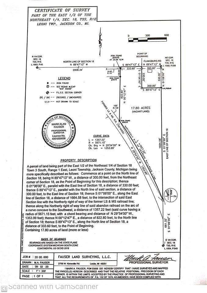 0 Flansburg Road Jackson, MI 49203 - Photo 1 of 3 Photo 1