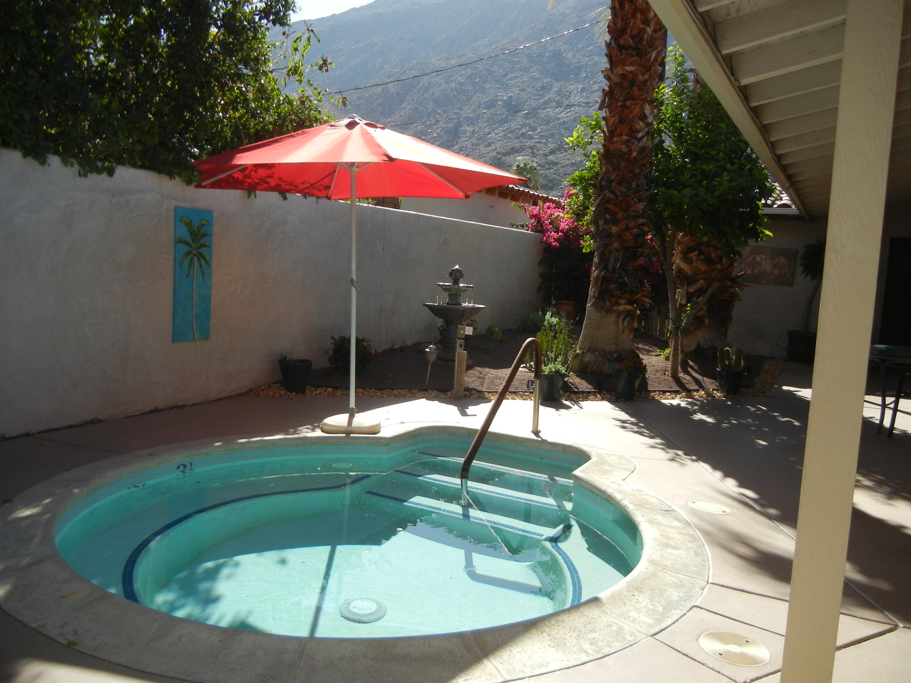 225 South Cahuilla Road Palm Springs, CA 92262 - Photo 3 of 30 courtyard-spa