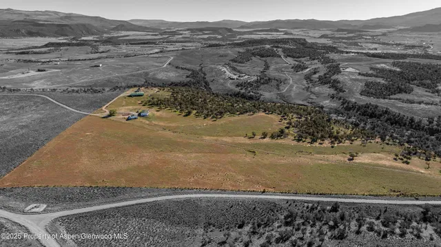 an aerial view of a beach