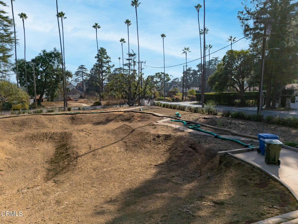 1625 Braeburn Road Altadena, CA 91001 - Photo 13 of 30 a view of a yard with a lake view