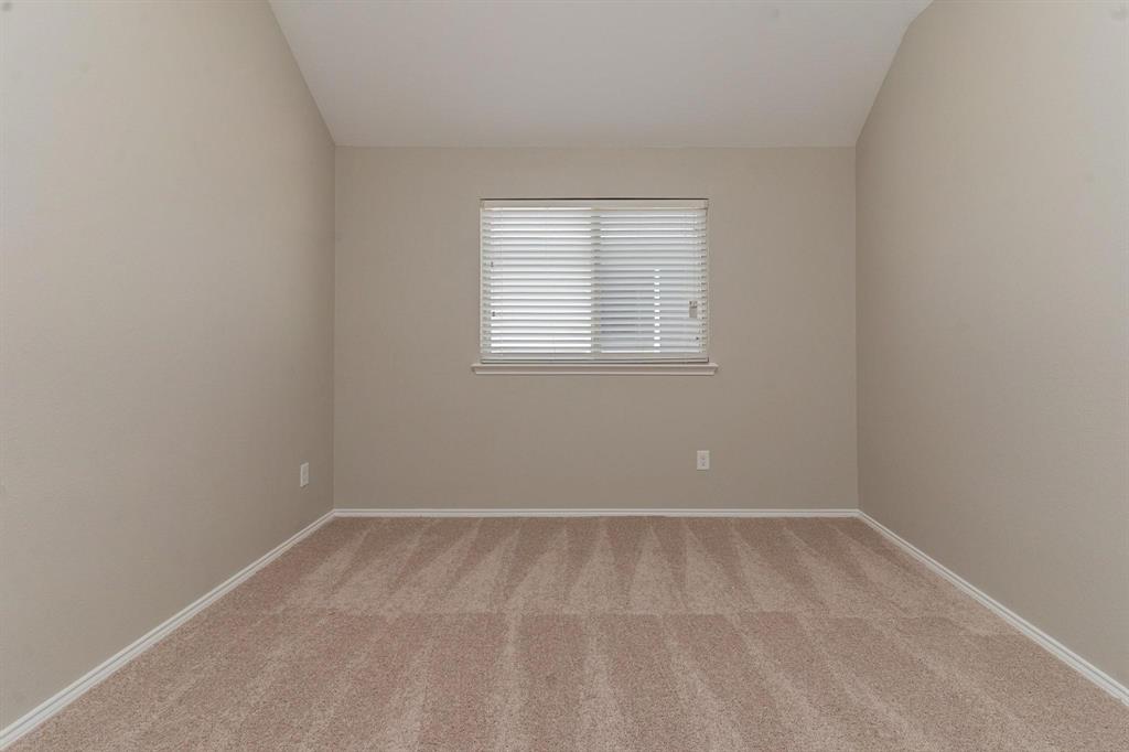 4313 Summer Star Lane Fort Worth, TX 76244 - Photo 21 of 26 Unfurnished room featuring light colored carpet and lofted ceiling