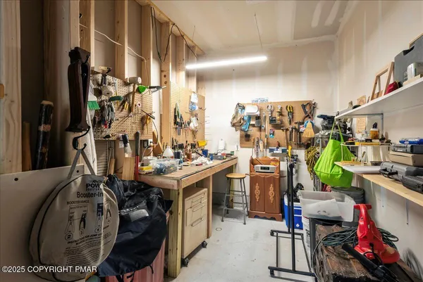 a view of storage and utility room