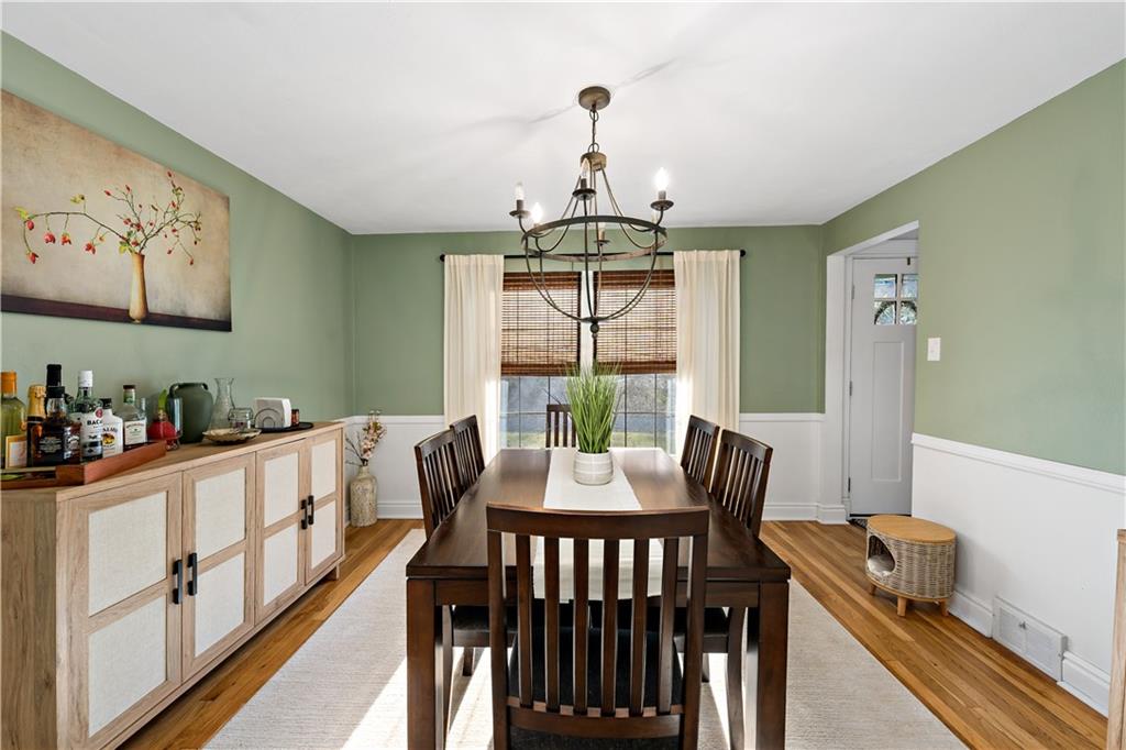203 Washington Road Pittsburgh, PA 15221 - Photo 10 of 36 a view of an dining room with furniture window and outside view