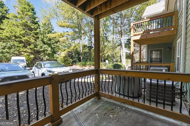 a view of front door