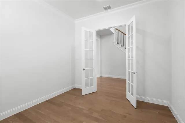 a view of an empty room