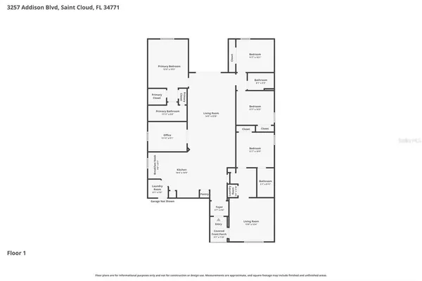 a picture of a floor plan