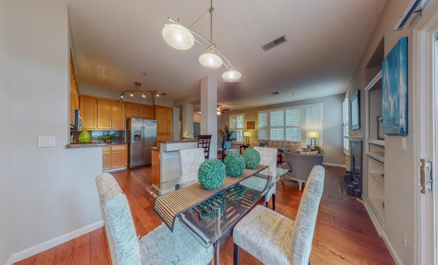 1720 Cutter Court San Ramon, CA 94583 - Photo 10 of 32 a view of a dining room with furniture a rug and wooden floor