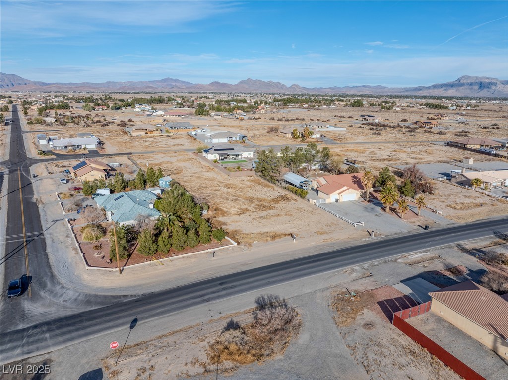 1930 South Blagg Road Pahrump, NV 89048 - Photo 4 of 11 Drone / aerial view with a mountain view