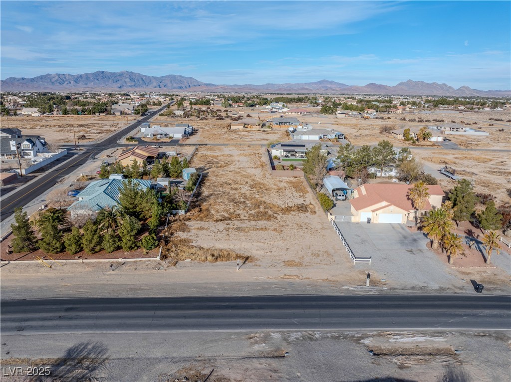 1930 South Blagg Road Pahrump, NV 89048 - Photo 6 of 11 Bird's eye view featuring a mountain view