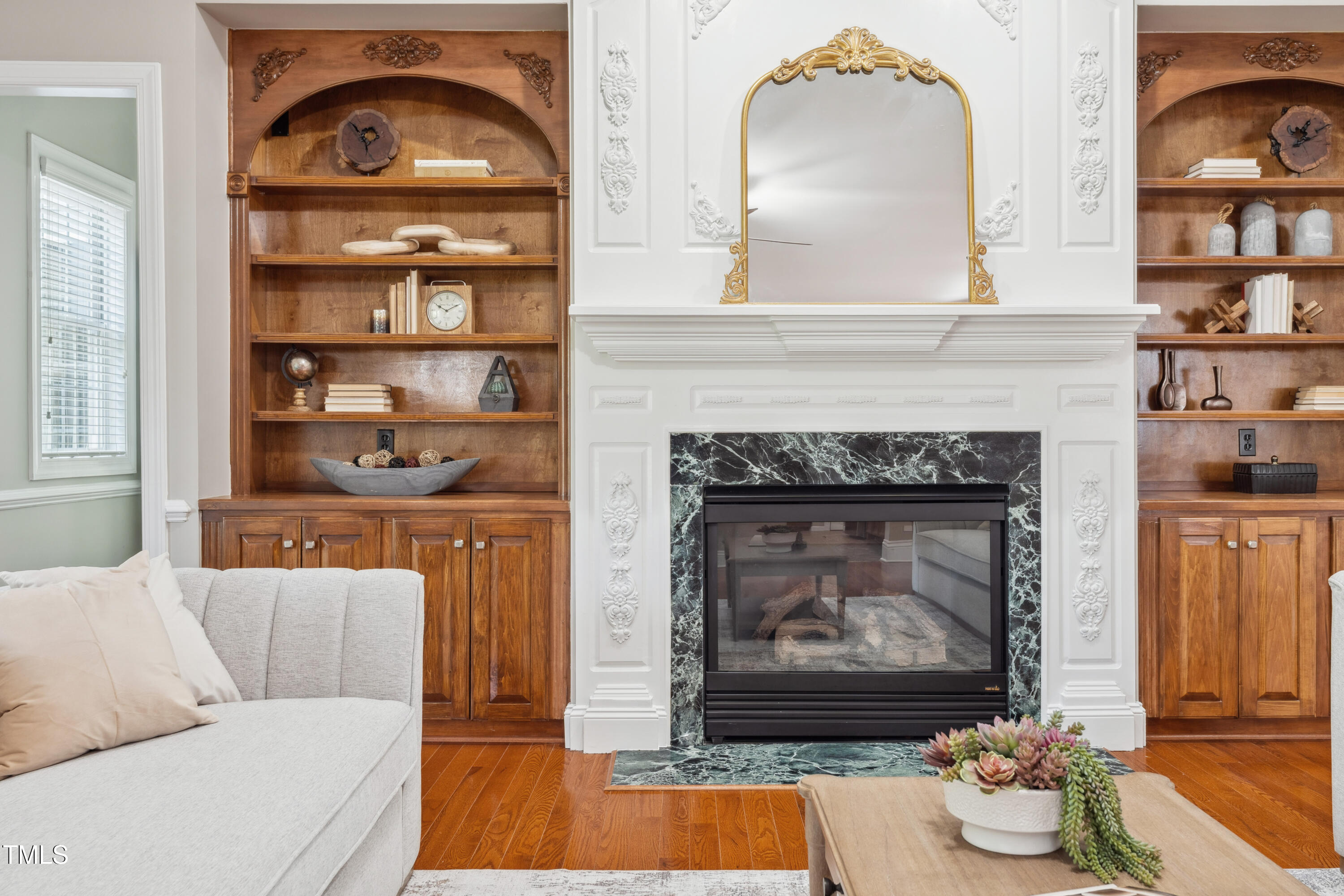 12428 Penrose Trail Raleigh, NC 27614 - Photo 13 of 48 Fireplace and Custom built-Ins