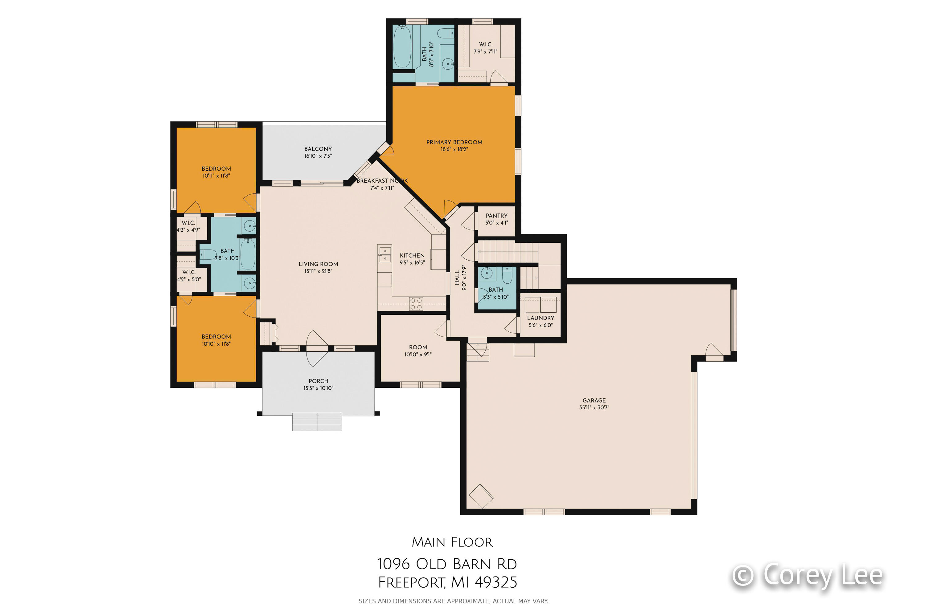 1096 Old Barn Road Freeport, MI 49325 - Photo 54 of 56 1096 Old Barn Road Floorplan-3