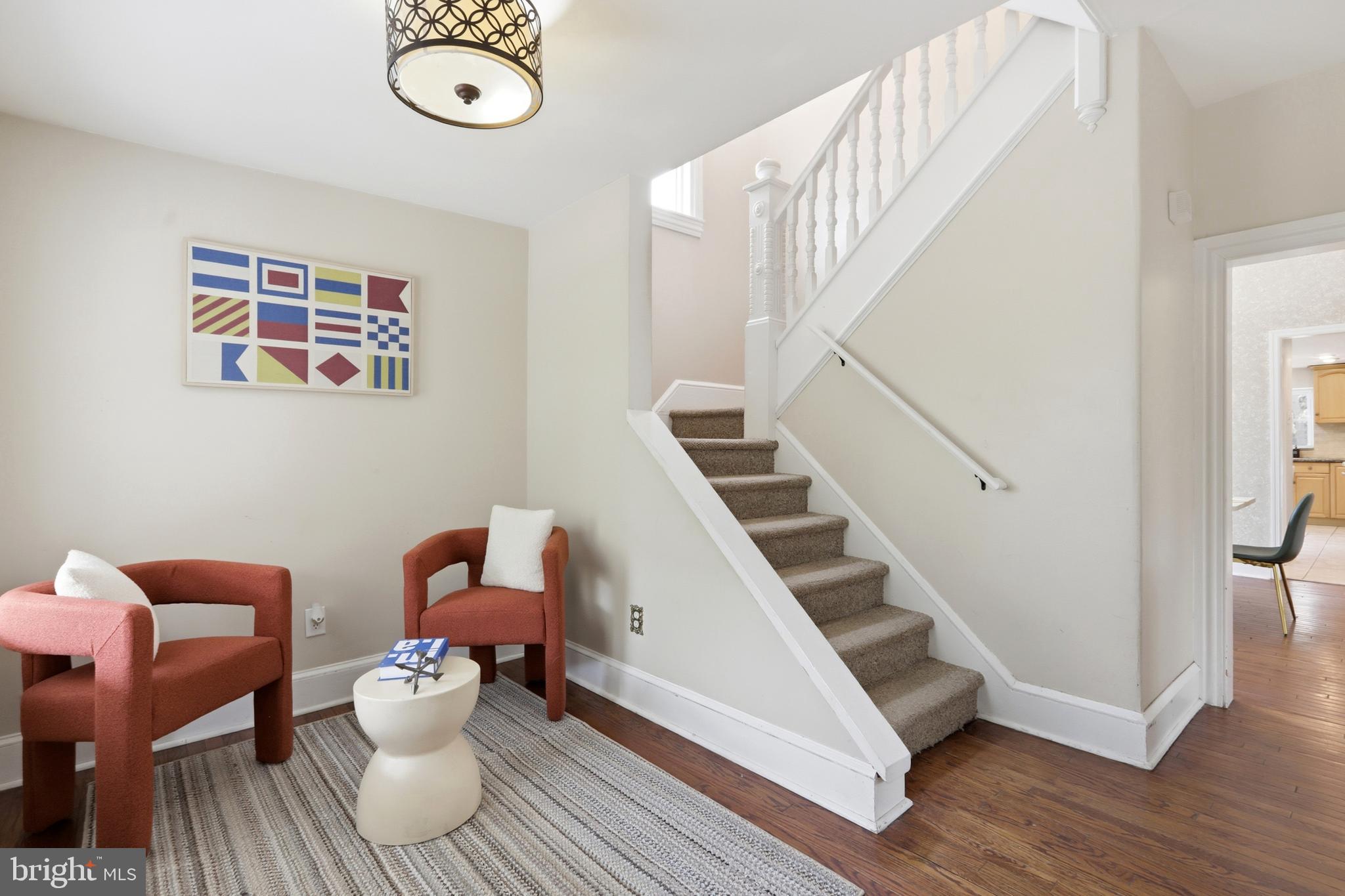 718 Chestnut Avenue Laurel Springs, NJ 08021 - Photo 5 of 49 a living room with furniture and wooden floor