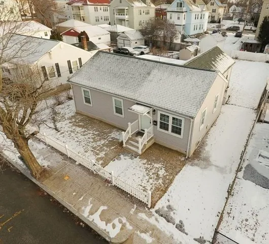 a view of a house with roof deck