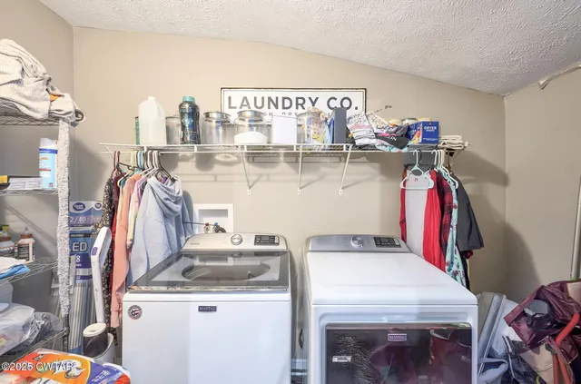 a view of storage and utility room