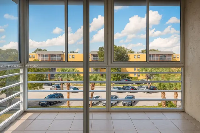 a building view with outdoor view