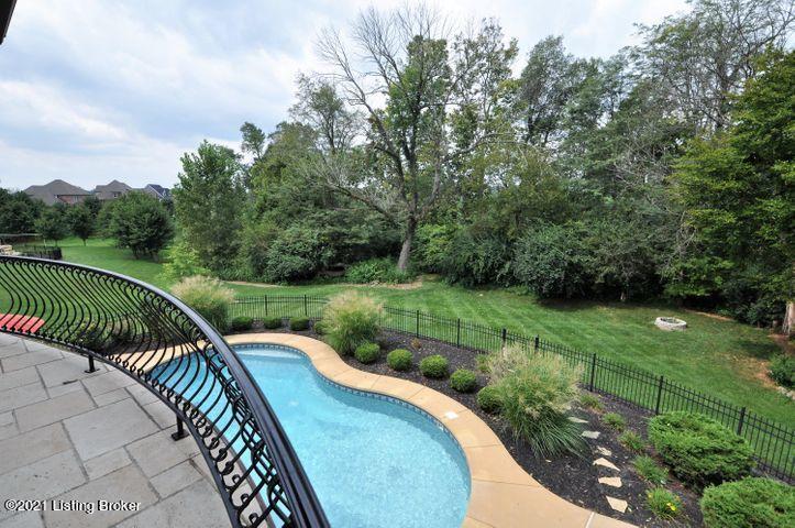 1018 Poplar Ridge Road Goshen, KY 40026 - Photo 71 of 76 Pool view from veranda