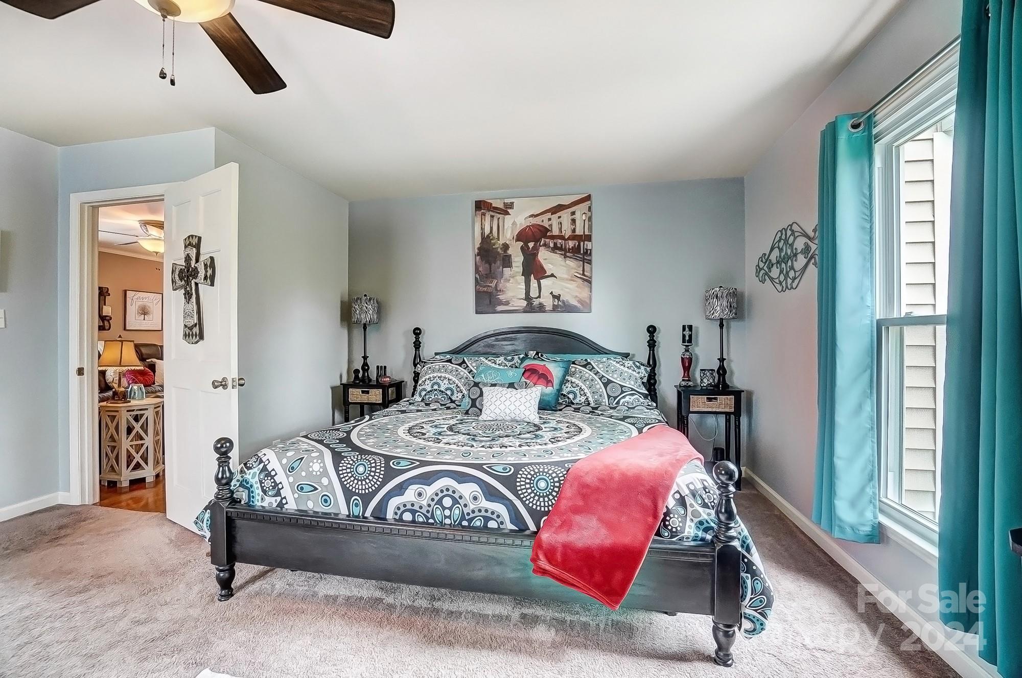 2803 Trinity Church Road Monroe, NC 28112 - Photo 23 of 48 a bedroom with bed and a window