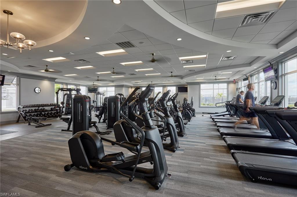 5439 Ternberry Road Ave Maria, FL 34142 - Photo 38 of 50 a view of a room with gym equipment