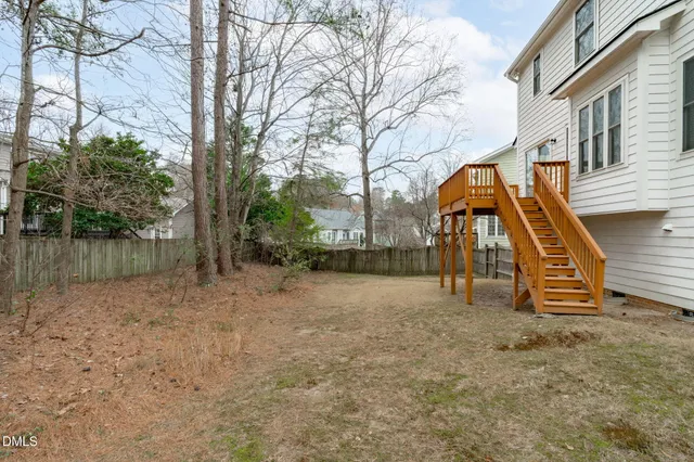 a view of outdoor space and deck