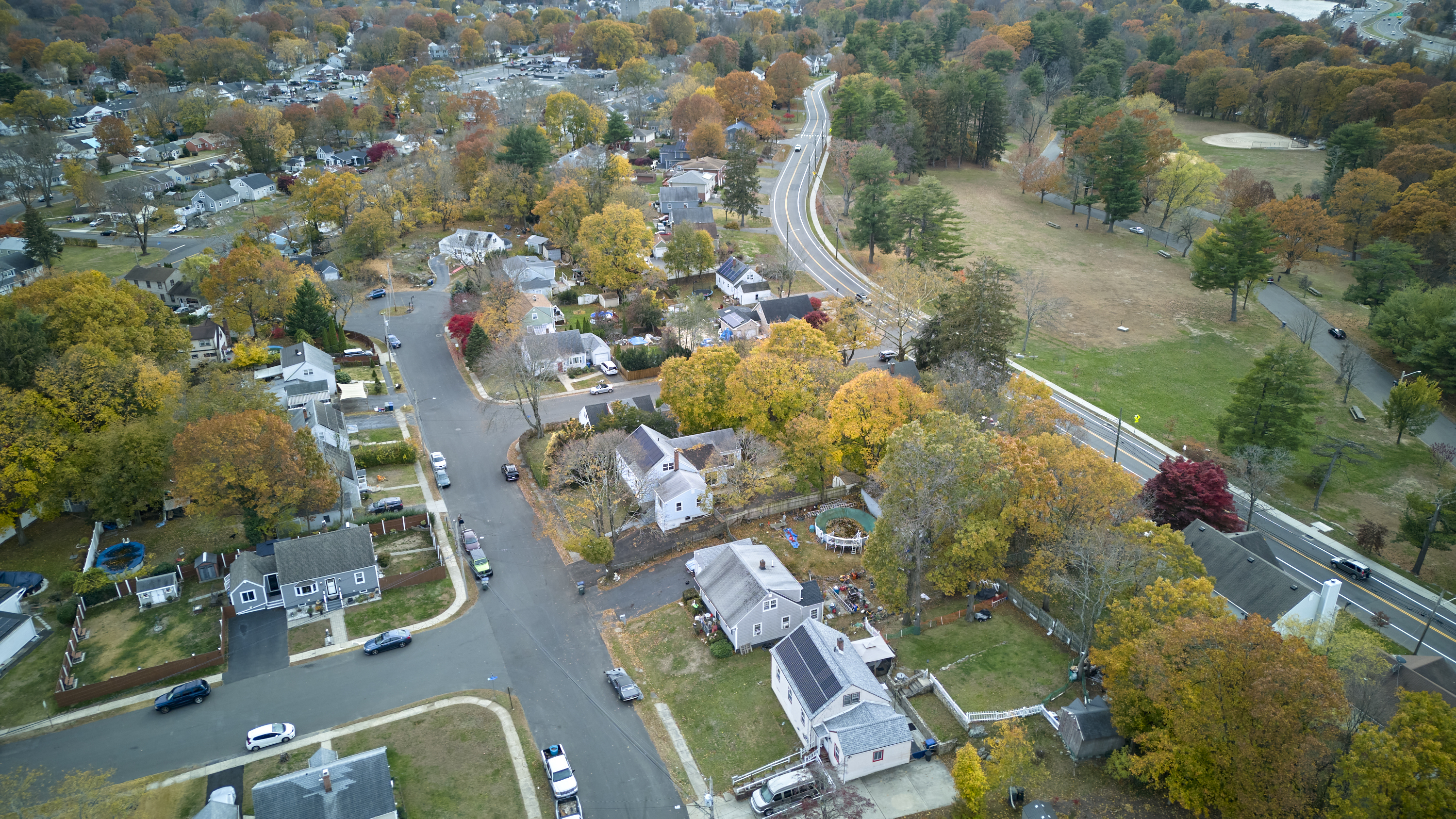 123 Beverly Drive Bridgeport, CT 06610 - Photo 2 of 34 an aerial view of residential houses with outdoor space