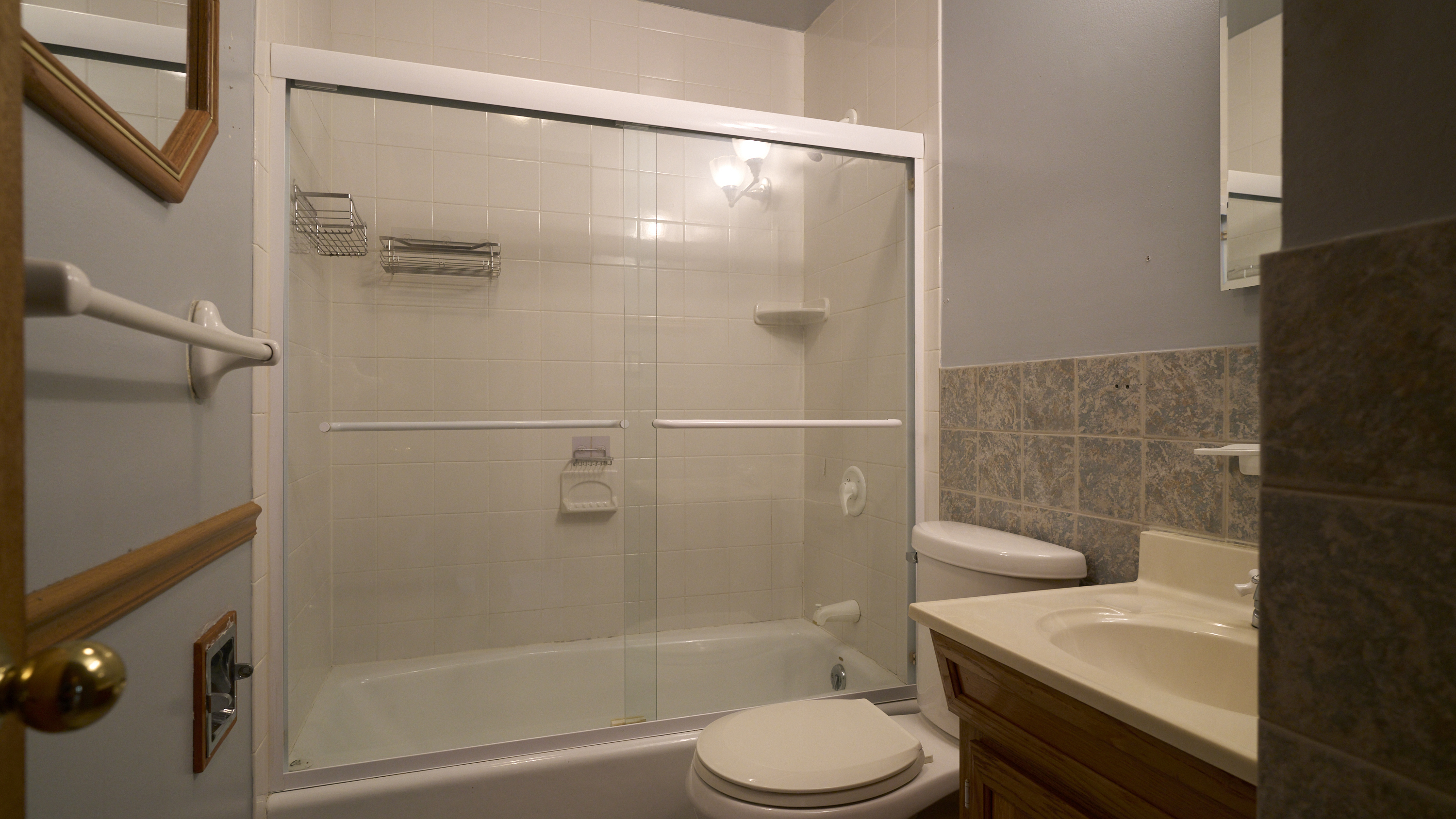 123 Beverly Drive Bridgeport, CT 06610 - Photo 30 of 34 a bathroom with a shower and a toilet