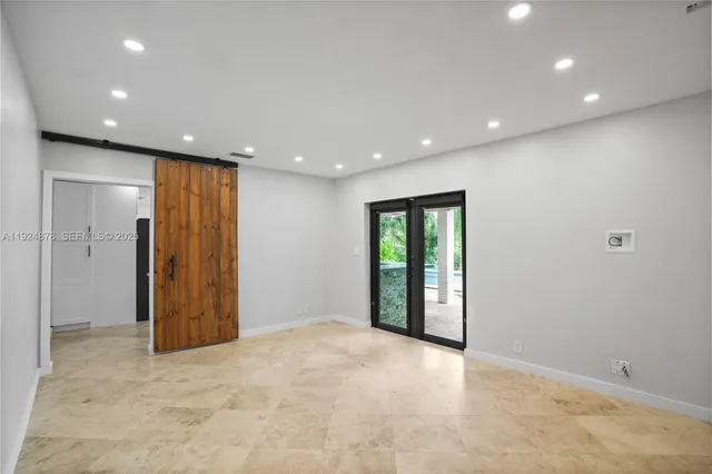 a view of an empty room