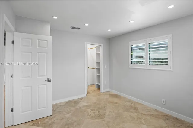 a view of an empty room