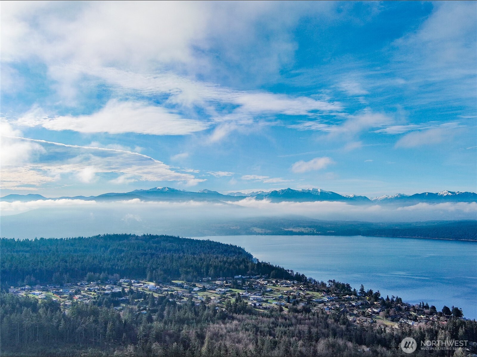 9999 Protection Ridge Road Port Townsend, WA 98368 - Photo 38 of 39 a view of city and mountain