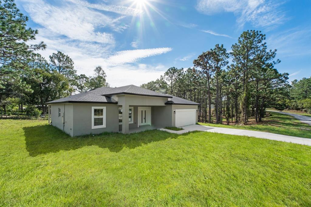 9371 North Cougar Paw Drive Dunnellon, FL 34433 - Photo 4 of 34 a view of a house with a yard and a large tree