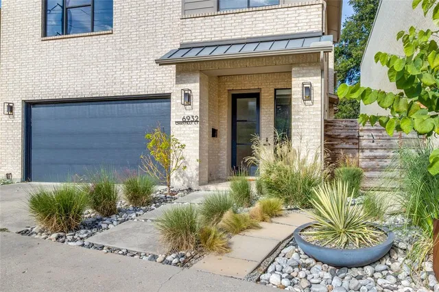 a view of a entryway door front of house