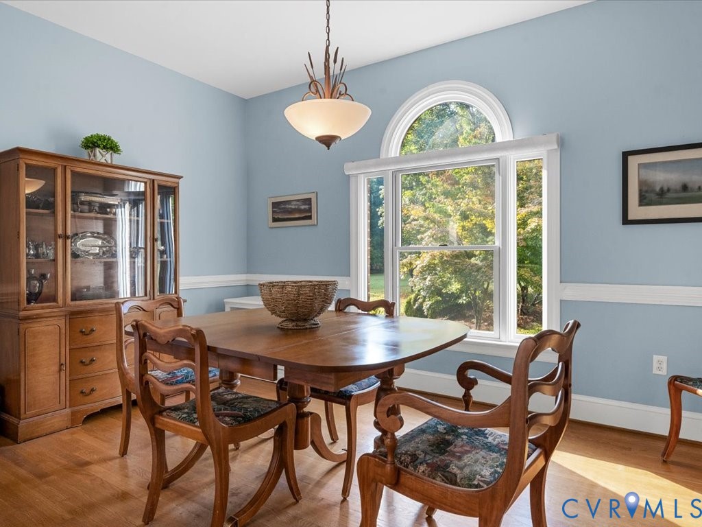 5515 Herring Creek Road Aylett, VA 23009 - Photo 28 of 50 a view of a dining room with furniture window and outside view