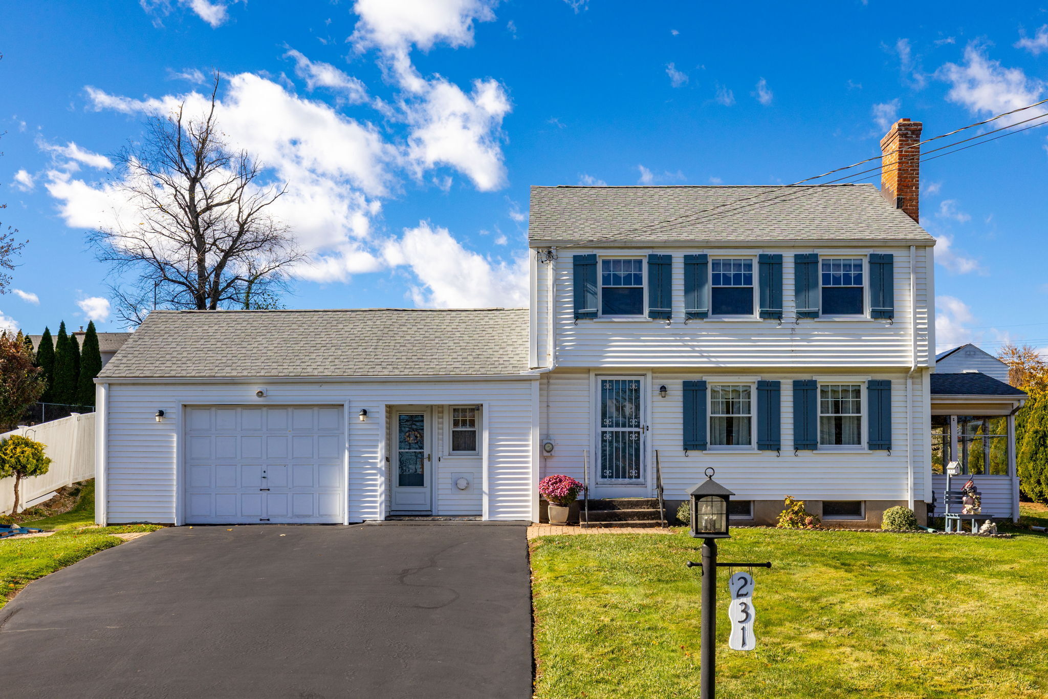 231 Charter Road Rocky Hill, CT 06067 - Photo 30 of 37 a front view of a house with swimming pool and a yard