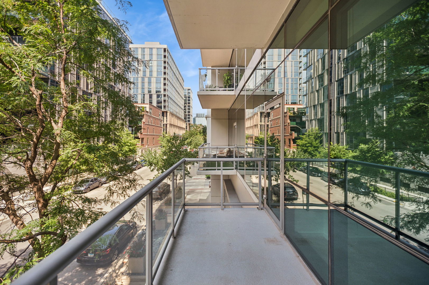 125 South Green Street, Unit 209A Chicago, IL 60607 - Photo 13 of 16 a view of balcony with outdoor space