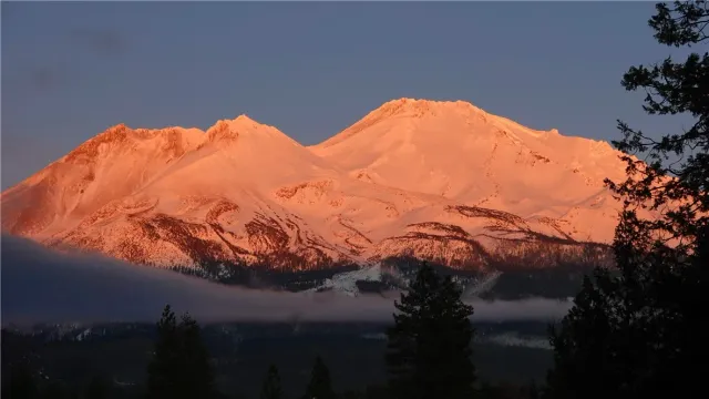 a view of a snow on the beach
