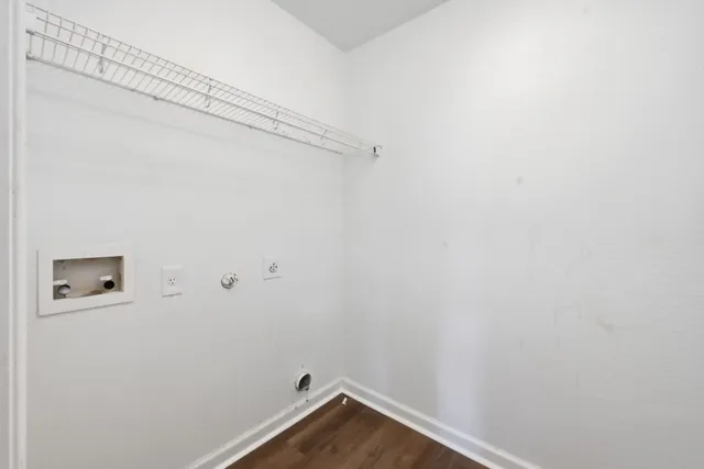 a small space with a shower