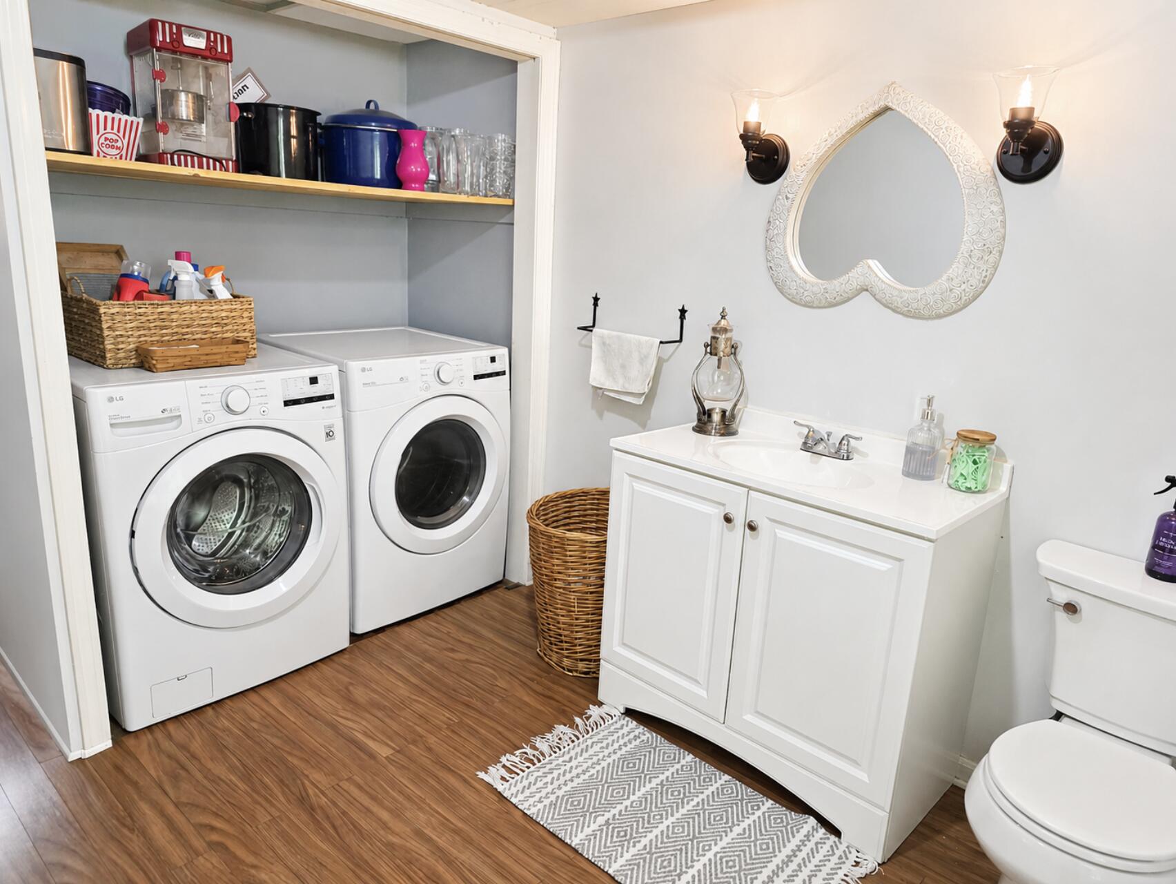 1010 Oakland Road Belgrade, ME 04917 - Photo 14 of 22 Laundry and Half Bath