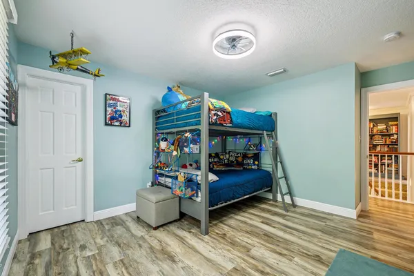 a workspace with furniture and a window