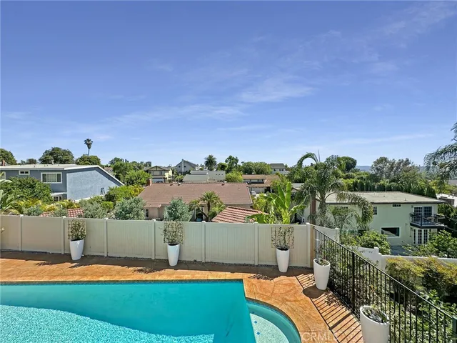 a view of under an umbrella