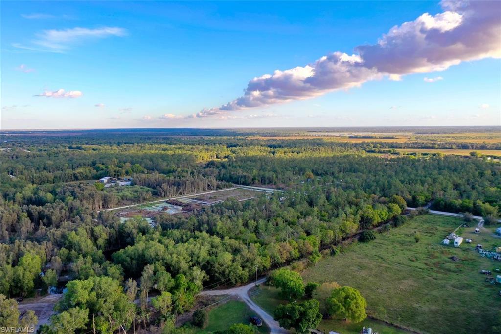 0 Platt Road Naples, FL 34120 - Photo 9 of 16 Aerial view of property and surrounding area featuring a heavily wooded area