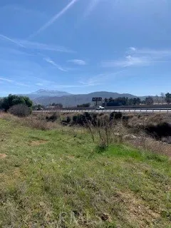 a view of a lake with a city