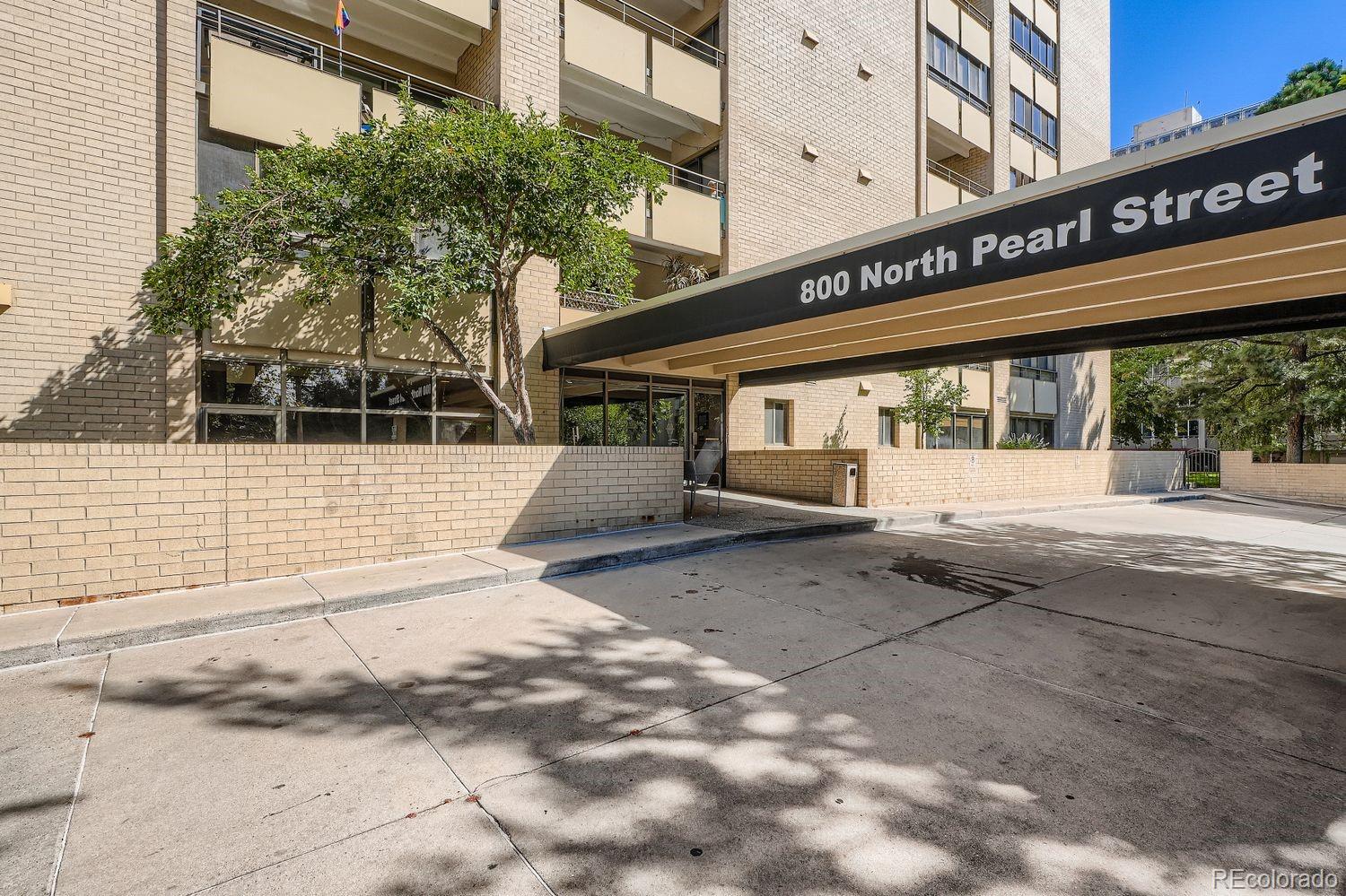 800 Pearl Street, Unit 809 Denver, CO 80203 - Photo 11 of 15 a view of a building with a outdoor space