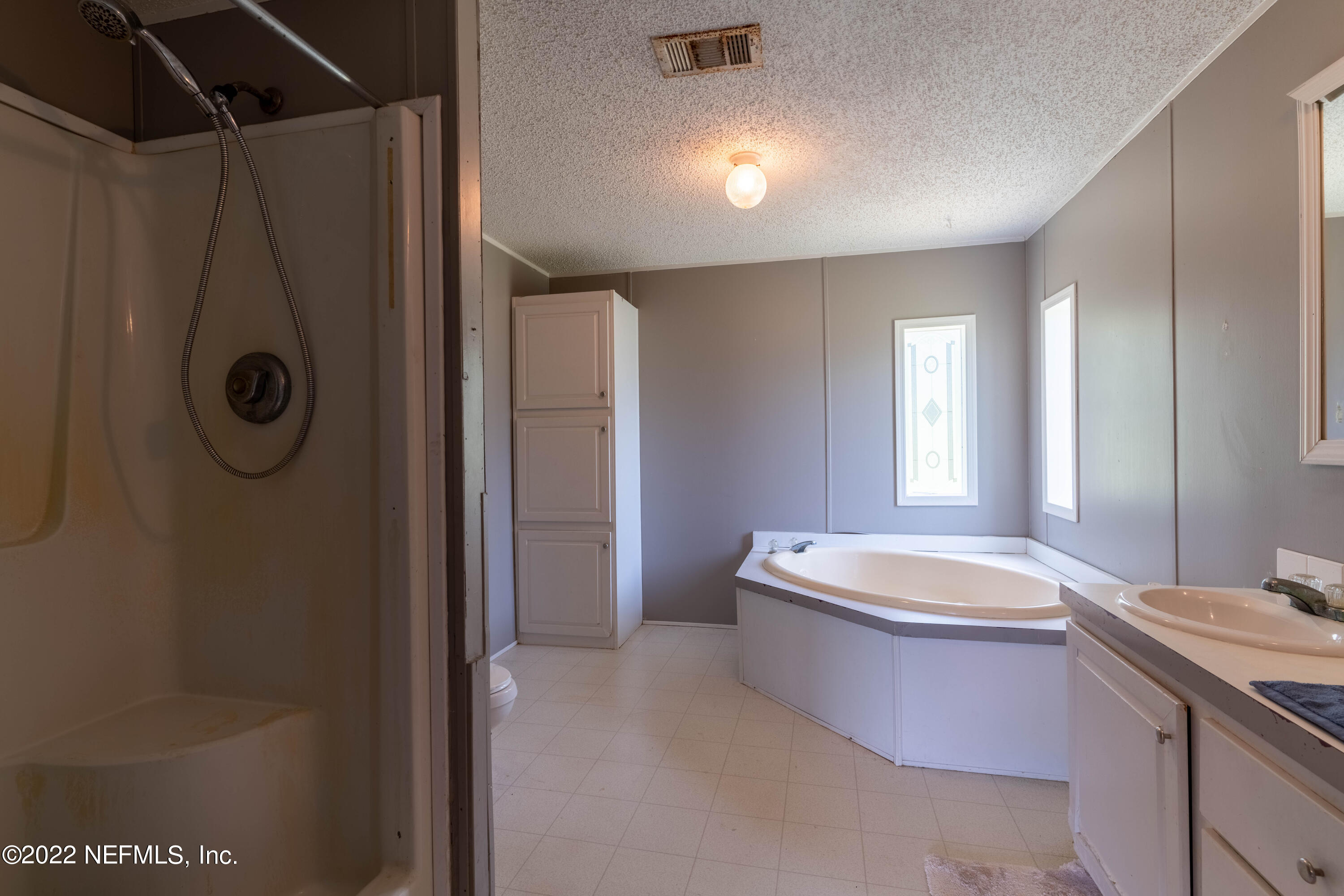 19697 Crews Road Glen St. Mary, FL 32040 - Photo 8 of 25 a spacious bathroom with a bathtub sink and mirror