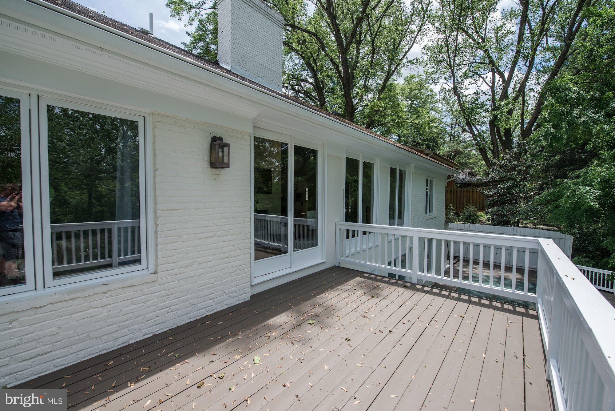 1018 Shipman Lane McLean, VA 22101 - Photo 30 of 30 a view of backyard with deck and deck