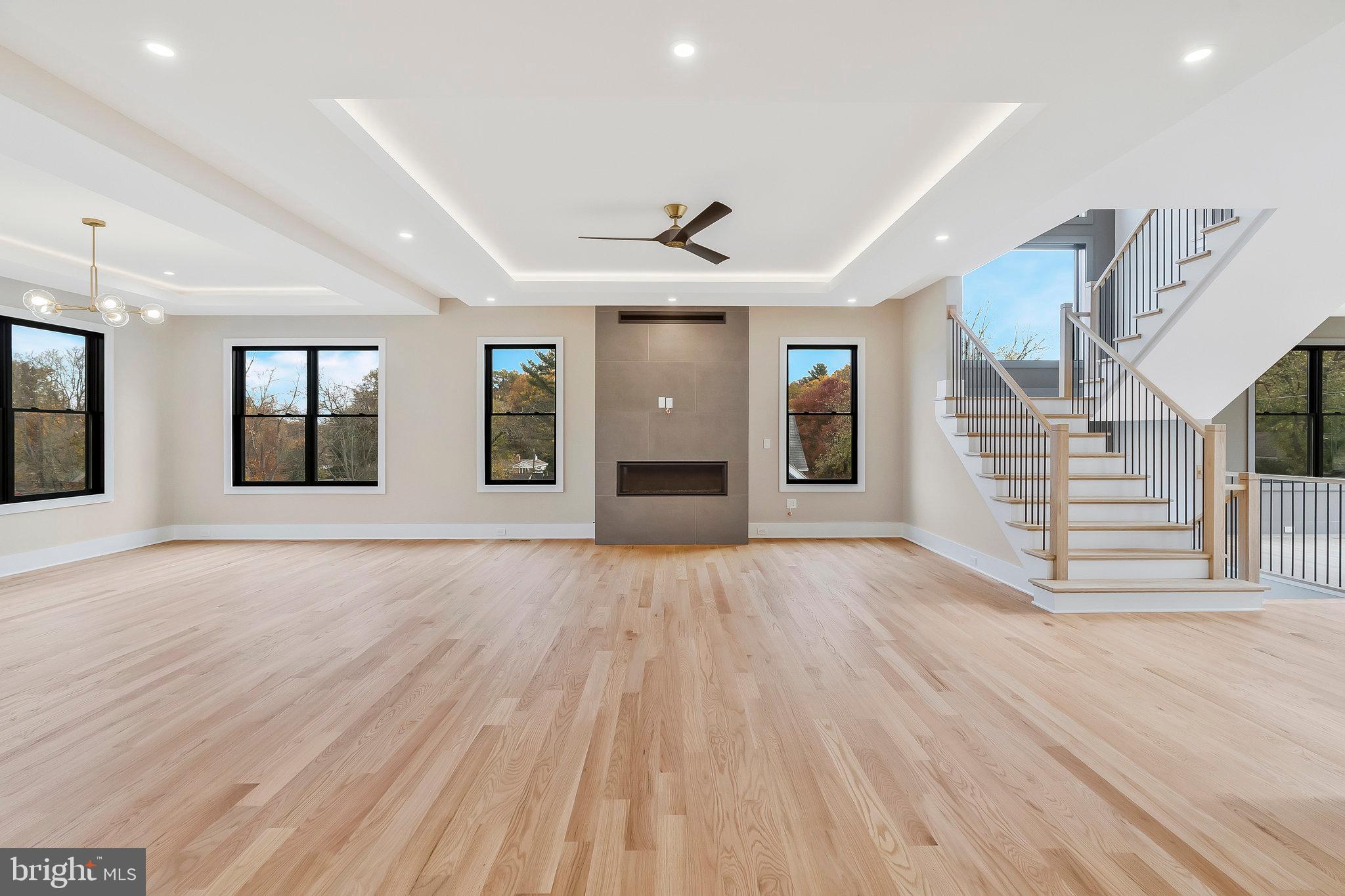 1907 Foxhall Road McLean, VA 22101 - Photo 8 of 100 Family room with gas fire place