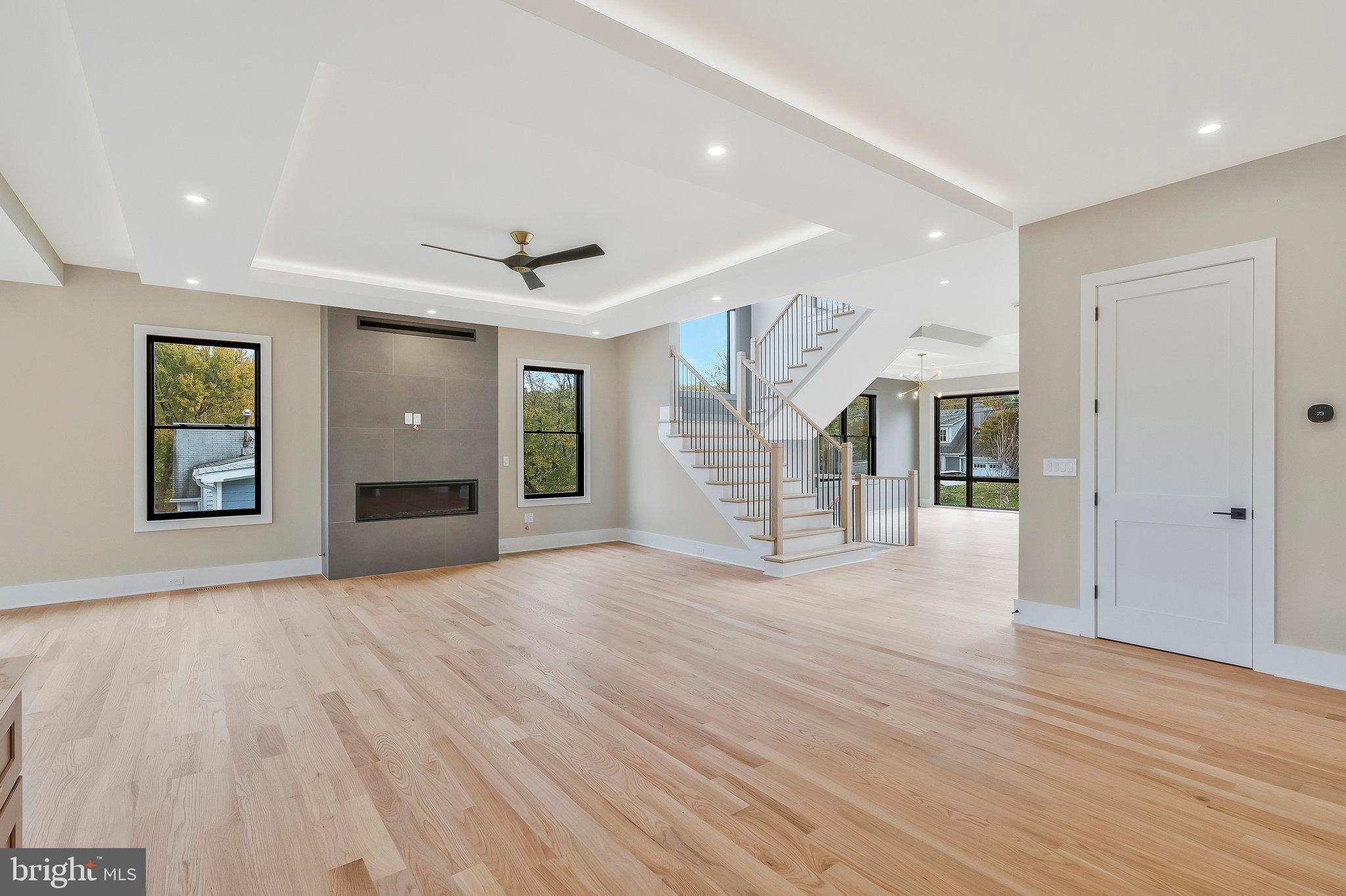 1907 Foxhall Road McLean, VA 22101 - Photo 9 of 100 Box ceiling with color changing strip lighting