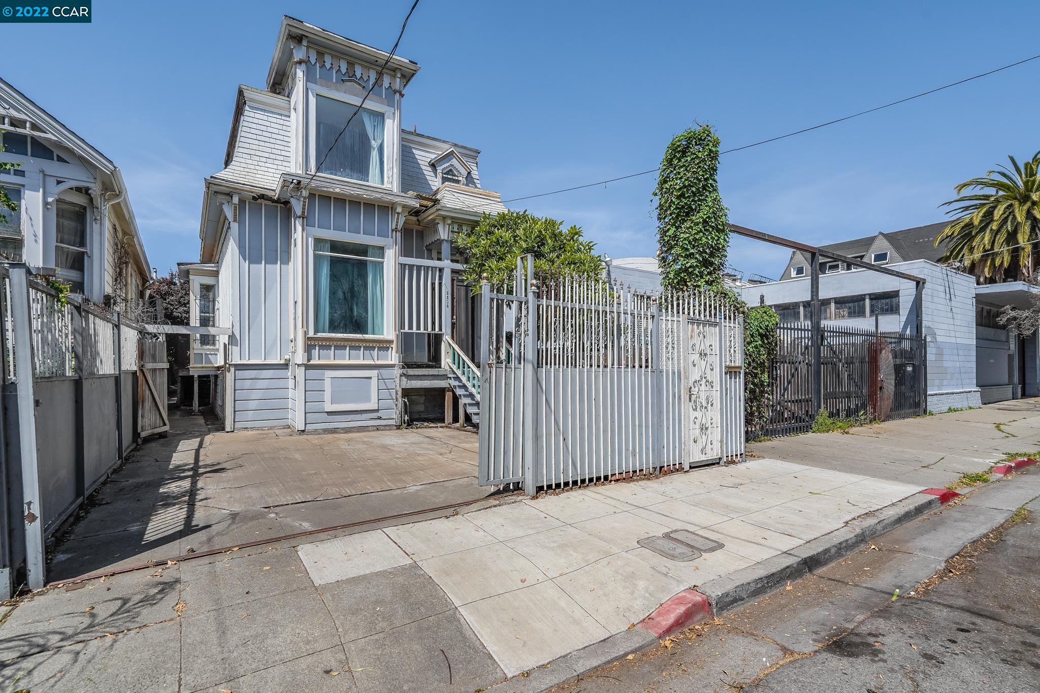 a view of a building with a outdoor space
