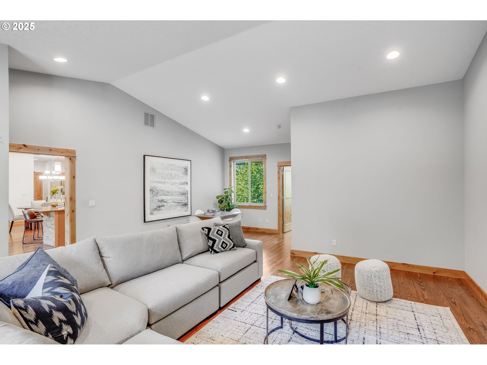 30076 Southeast Cemetery Road Estacada, OR 97023 - Photo 14 of 38 a living room with furniture and a wooden floor