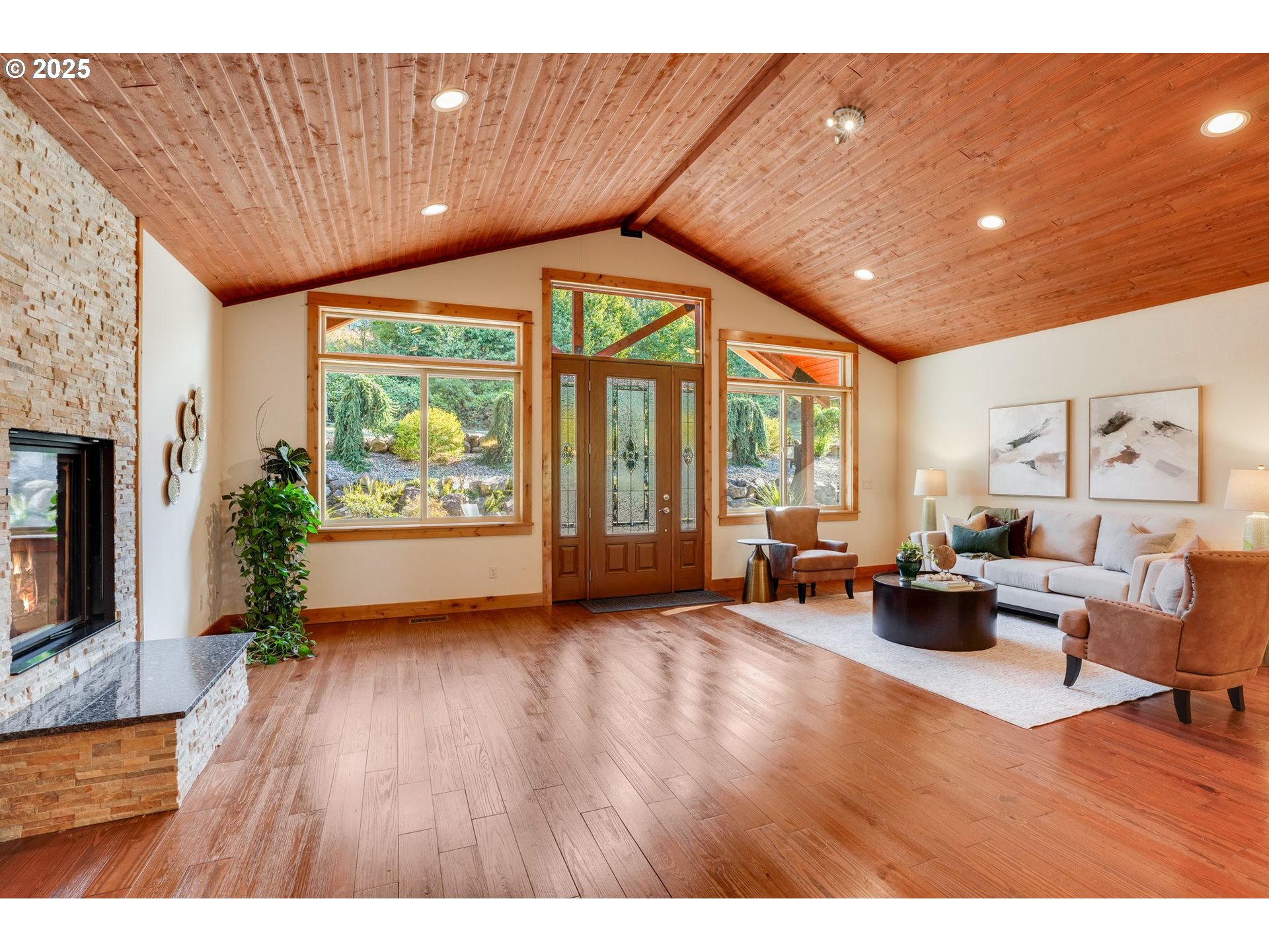 30076 Southeast Cemetery Road Estacada, OR 97023 - Photo 4 of 38 a living room with furniture and a large window