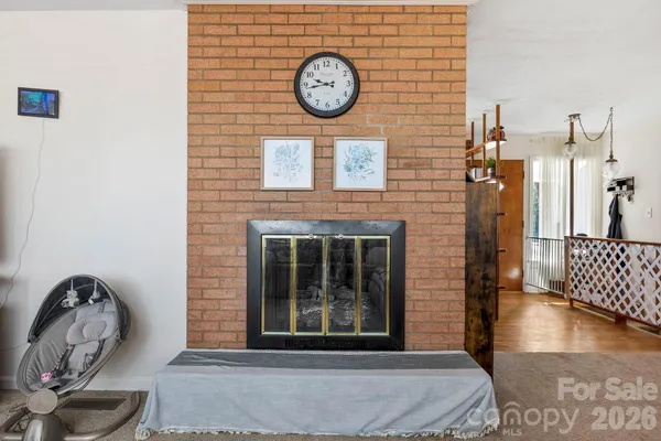 a view of a hallway with elevator