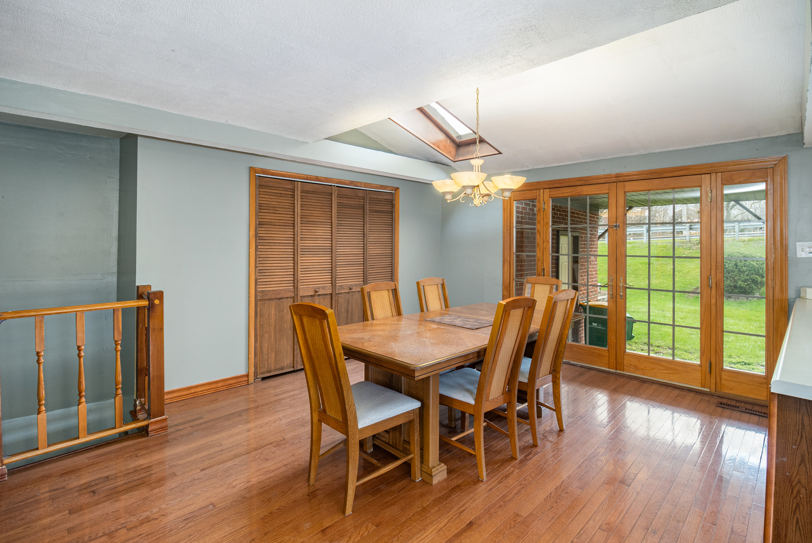 818 Clinton Street Lockport, IL 60441 - Photo 6 of 23 a view of a dining room with furniture window and wooden floor